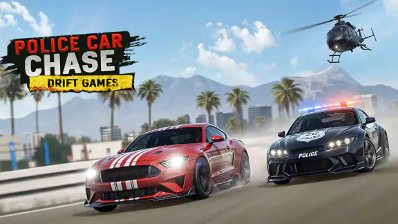Police Car Chase Drift Games