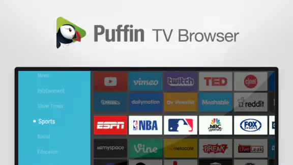 Puffin TV ブラウザ