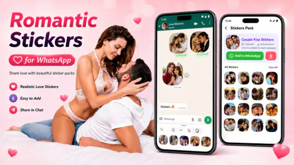 Romantic Stickers WAStickers