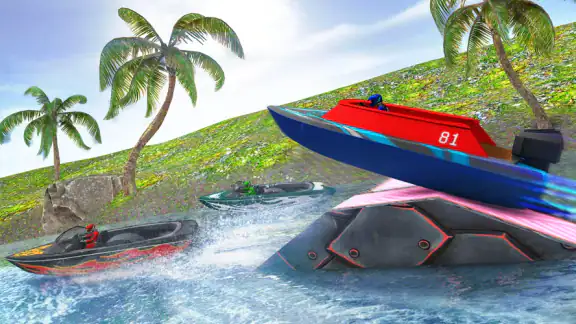 Speed Boat Crash Racing
