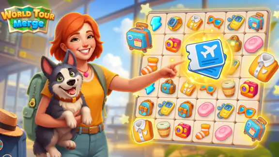 World Tour Merge: マージパズルゲーム