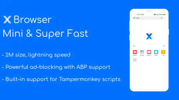 X Browser -Light & Super fast