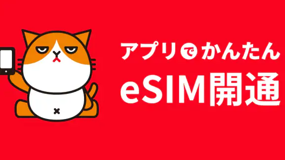 Y!mobile eSIMかんたん開通