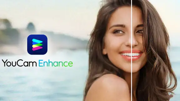 YouCam Enhance:画像高画質化