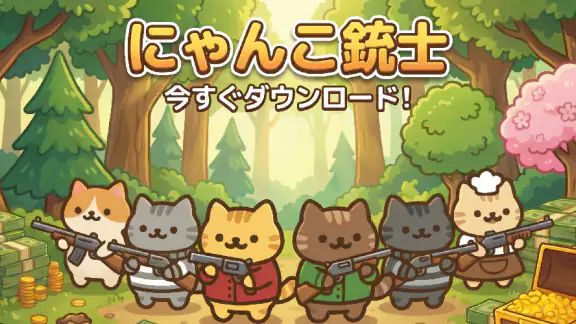 にゃんこ銃士：放置育成RPG