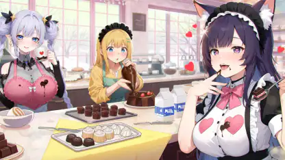 やばい!少女に囲まれた!