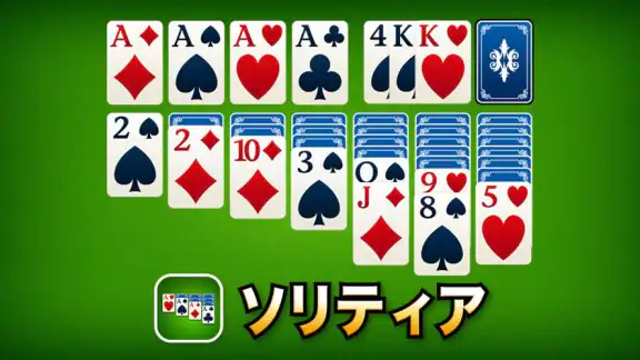 ソリティア：クラシックカード
