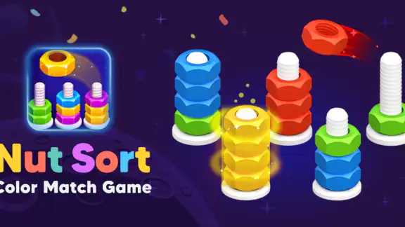 ナットソート:カラーマッチゲーム