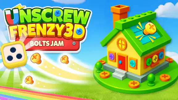 ネジ3Dパズル:ピンを外すゲーム