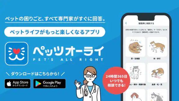 ペッツオーライ -24時間相談&フォトアプリ-