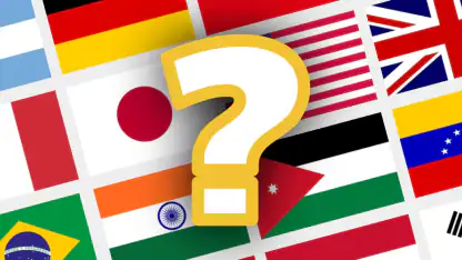 国旗クイズ：世界のすべての国の国旗！楽しく学ぼう！