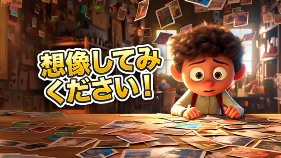 想像してみてください! クローズアップ画像ゲーム