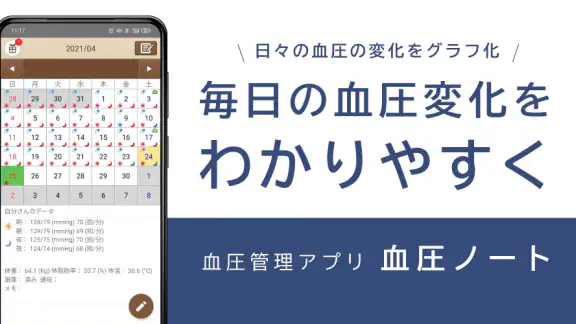 血圧ノート-はじめての血圧管理アプリ-