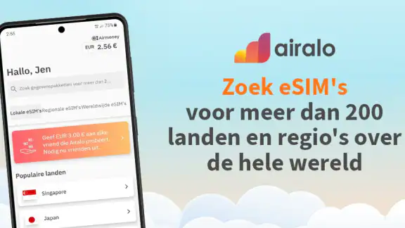 Airalo: eSIM reizen + internet