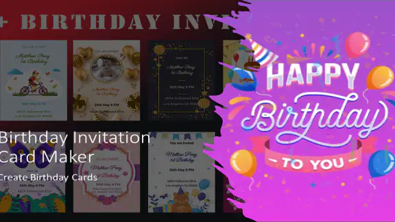 Birthday Invitation Card Maker