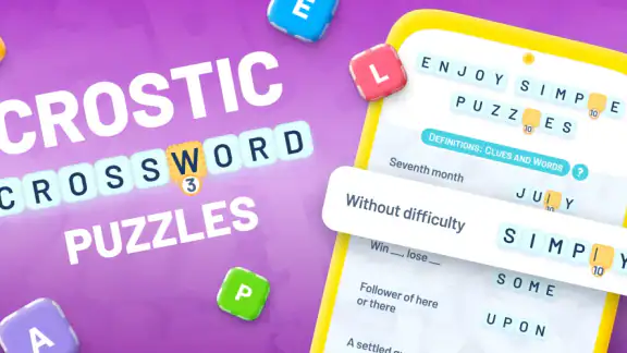 Crostic Crossword-Word Puzzles