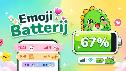 Emoji Battery: Status Bar Icon
