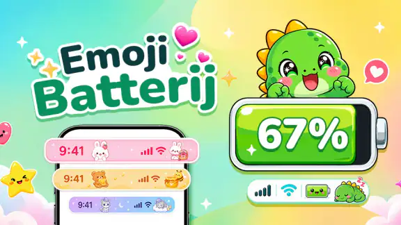 Emoji Battery: Status Bar Icon