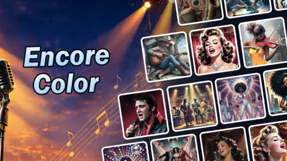 Encore Color By Number Games