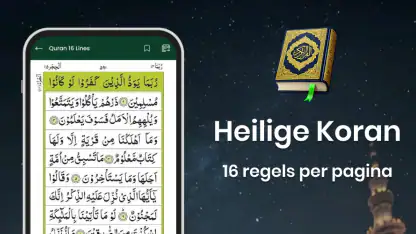 Koran: 16 regels per pagina