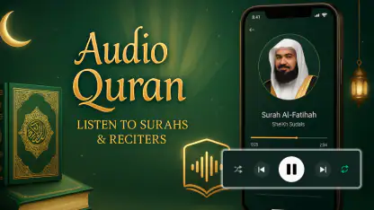 Koranspeler met audio