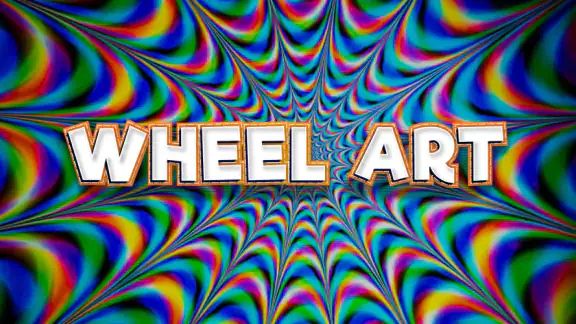 Magic Wheel - Spin Art Drawing