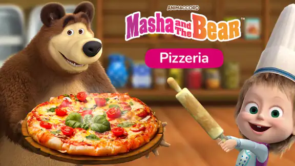Masha en de Beer: Pizza