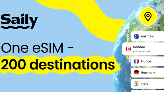 Saily: eSIM voor op reis