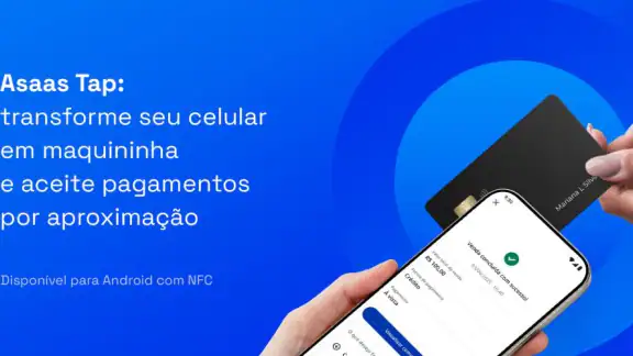 Asaas: Maquininha no Celular