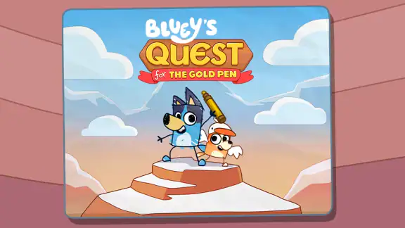 Bluey's Quest: Caneta Dourada