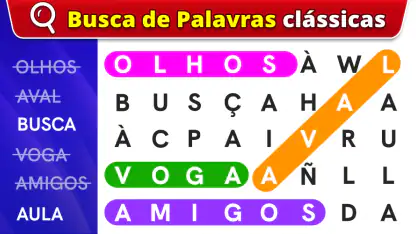 Caça palavras: Jogo de palavra