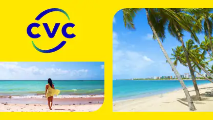 CVC: Voos, hotéis e ingressos