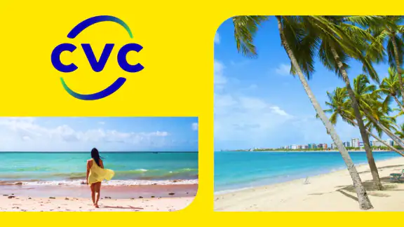 CVC: Voos, hotéis e ingressos