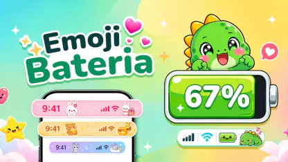 Emoji Battery: Status Bar Icon