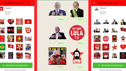 Figurinhas do Lula - PT