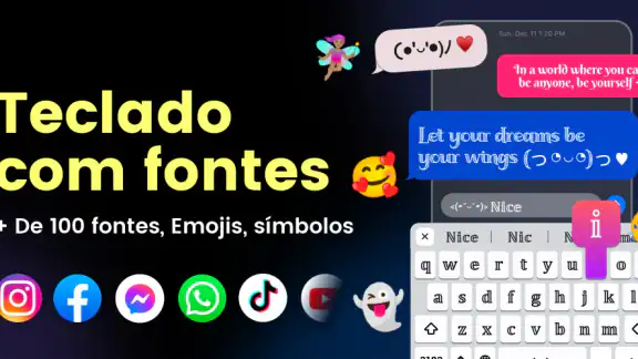 Fonts: Teclado com fontes