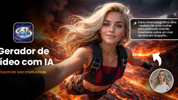 Gerador de Vídeo e Fotos IA 3D