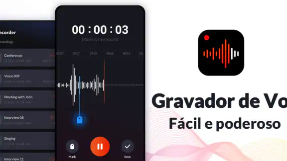 Gravador de Voz - Gravar Áudio