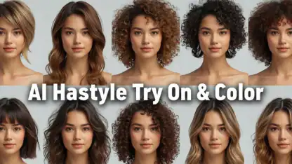 IA Cor de Cabelo e Penteados