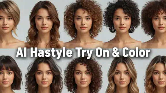 IA Cor de Cabelo e Penteados