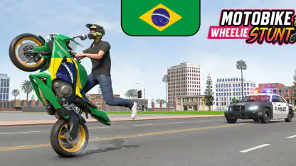 Jogo Moto Wheelie Grau 3D