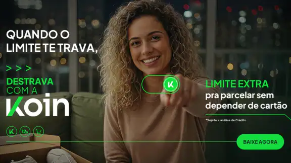 Koin: Crédito e Pix parcelado