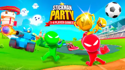 Minijogos Stickman Party 2 3 4
