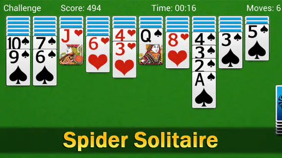 Paciência Spider - Carta