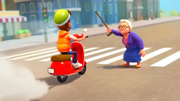Paper Boy Race — Jogo da moto