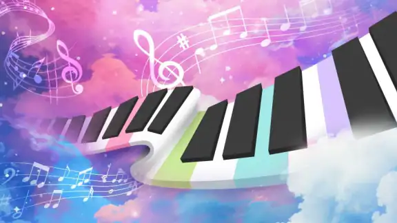 Piano Pink Music:Jogo de Ritmo