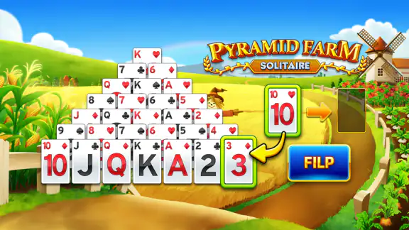 Pyramid Solitaire - Fazenda