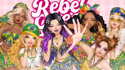 Rebel Glam: Jogos de Vestir