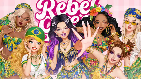 Rebel Glam: Jogos de Vestir