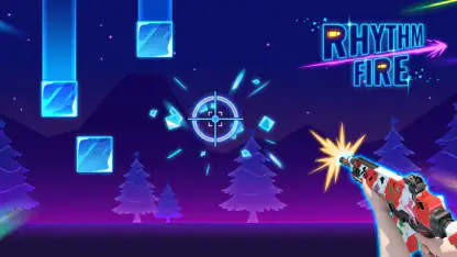 Rhythm Fire - Jogo de Tiro EDM